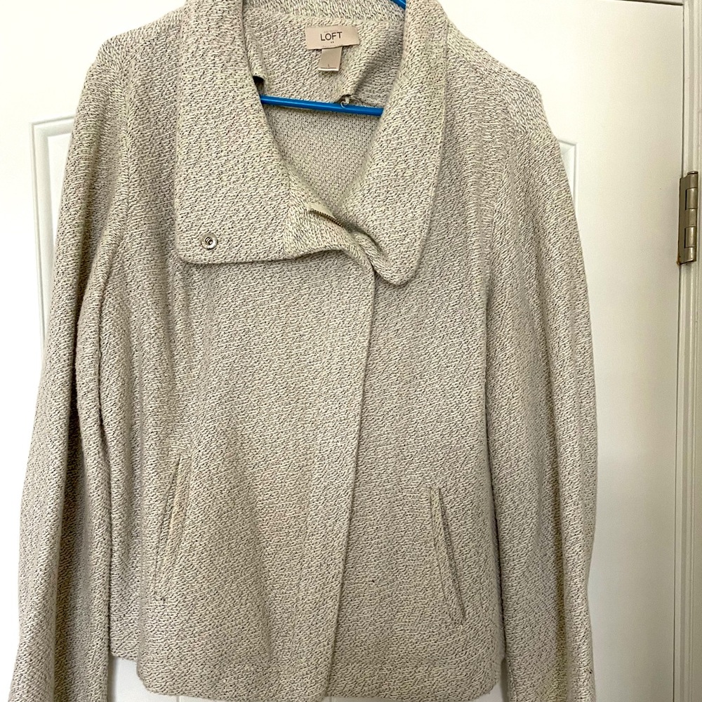LOFT soft cream blazer